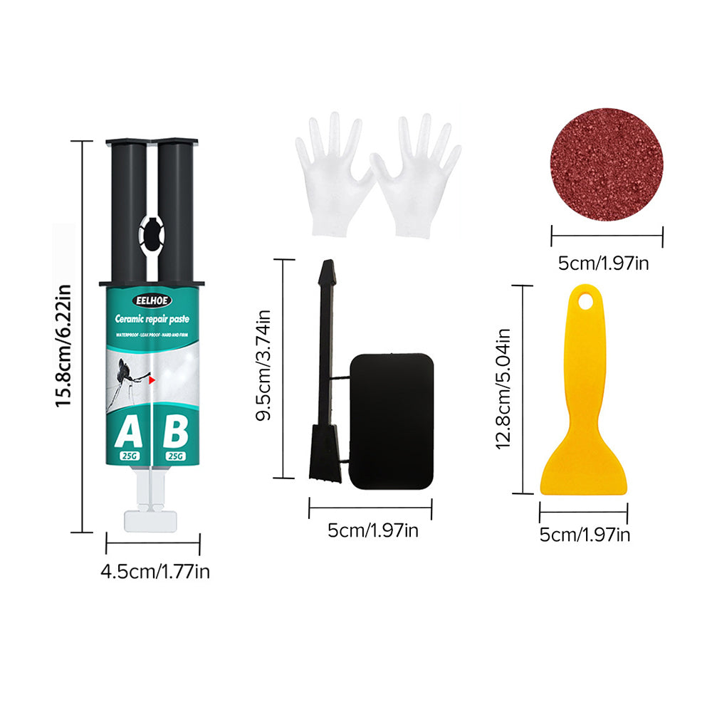 Tile Repair Paste Kit Porcelain Ceramic Tile Repair Filler Tile Repair Agent Set