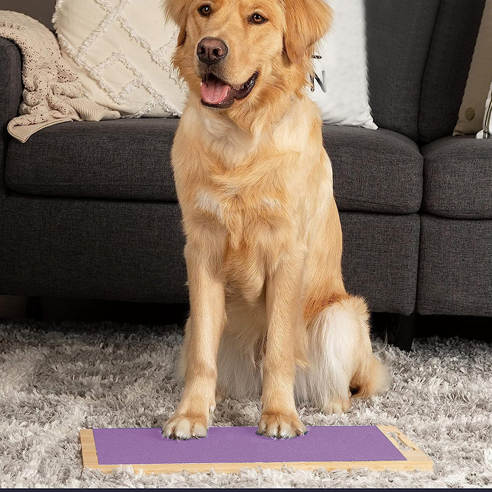 Wooden Dog Nail Scratch Board Pet Paw Nail File Pad for Grinding Nail Trimmer Trainer