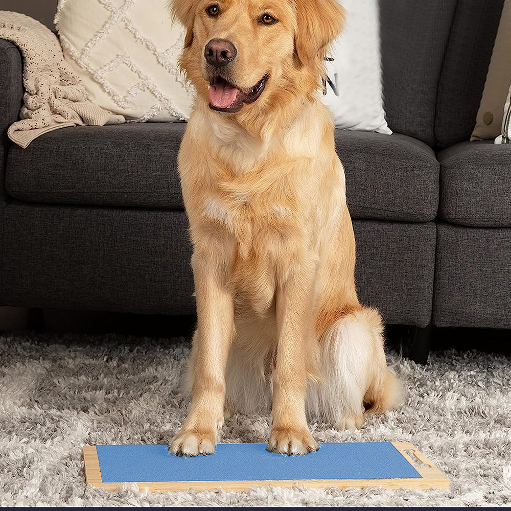 Wooden Dog Nail Scratch Board Pet Paw Nail File Pad for Grinding Nail Trimmer Trainer