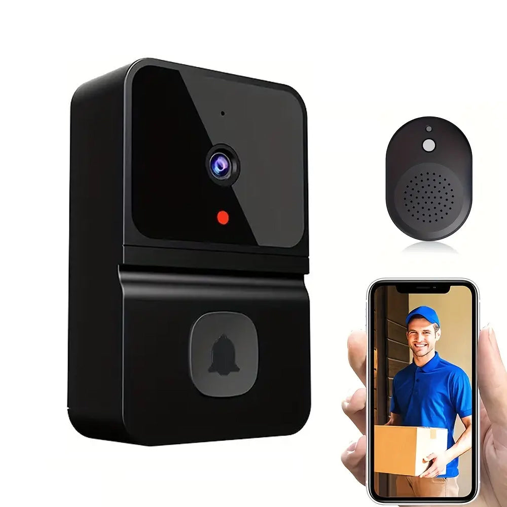 Wireless Smart Visual Doorbell WiFi Video Camera Door Ring Bell for Home with Dingdong Machine