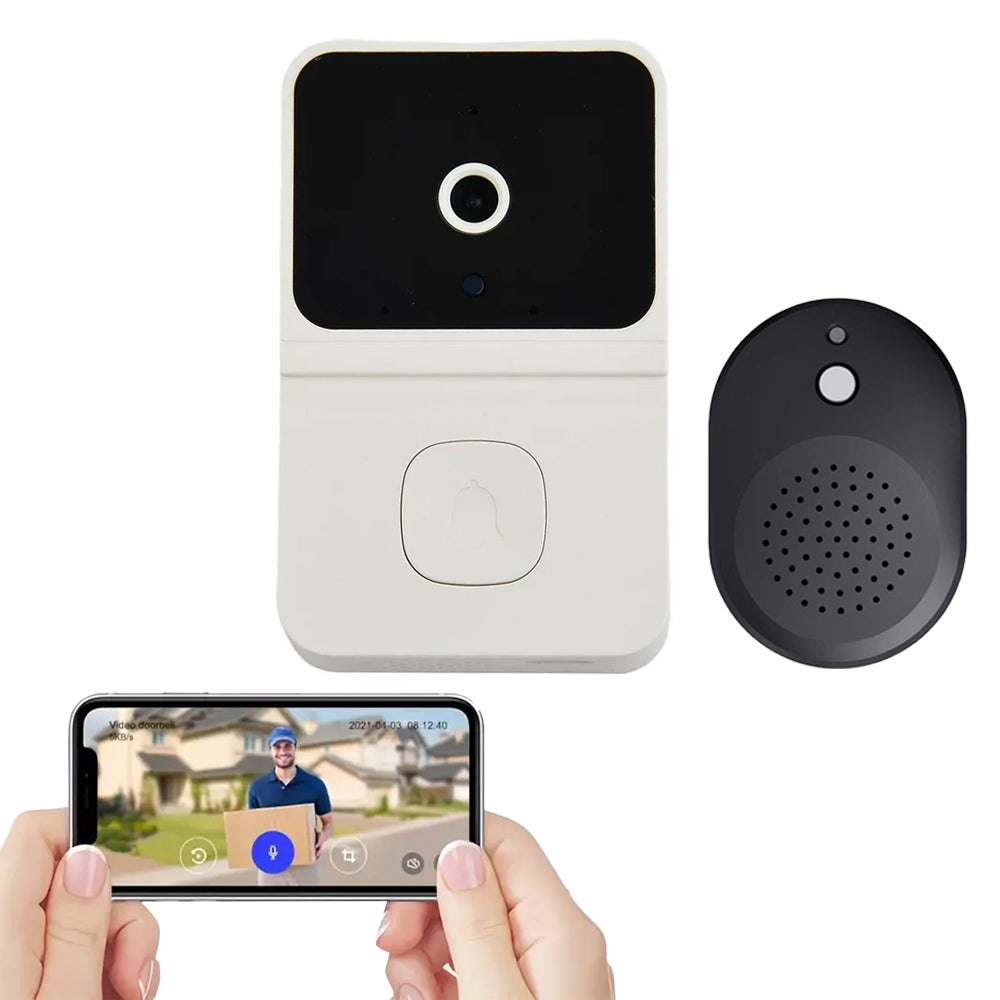 Wireless Smart Visual Doorbell WiFi Video Camera Door Ring Bell for Home with Dingdong Machine