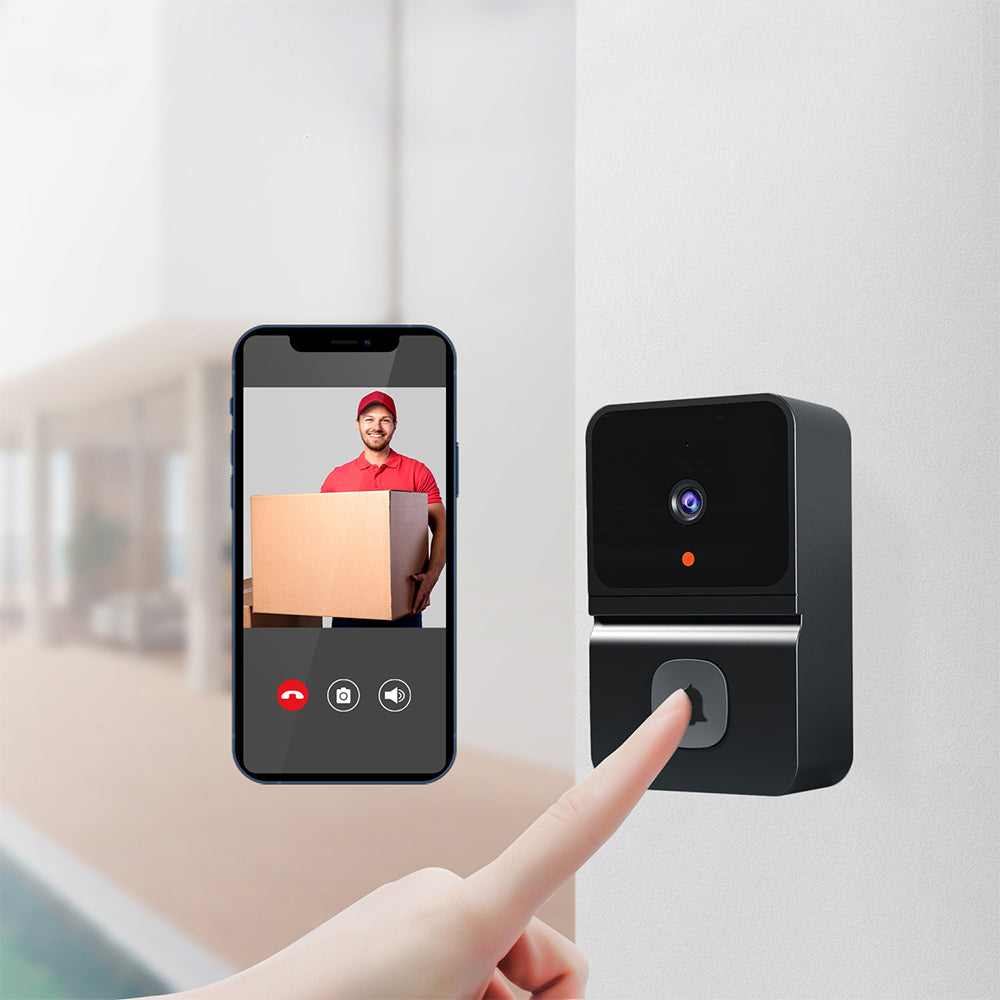 Wireless Smart Visual Doorbell WiFi Video Camera Door Ring Bell for Home with Dingdong Machine
