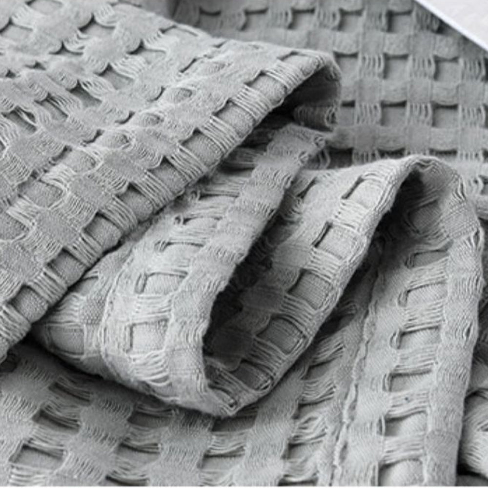 Cozy and Soft Waffle Weave 100% Cotton Blankets