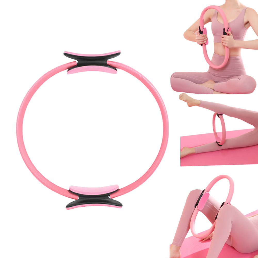 Pilates Ring Resistance Training Tool Yoga Exercise Magic Circle Grip