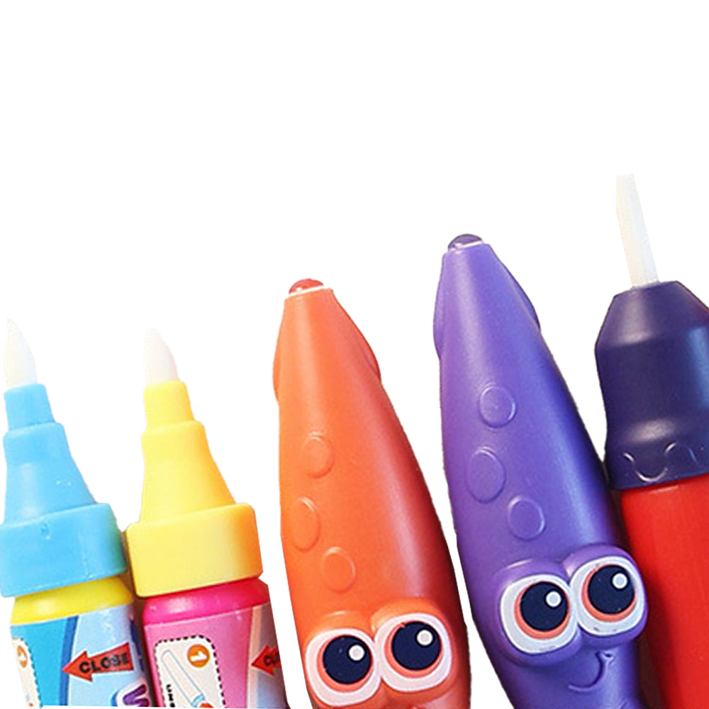 Water Drawing Mat Interesting Cartoon Doodle Toy Mat Reusable Kids Painting Coloring Board