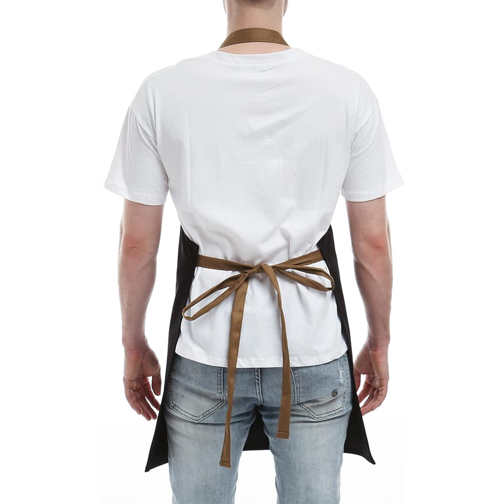 Kitchen Letters Printed Adjustable Cooking Aprons with 3 Pockets-Don't Worry
