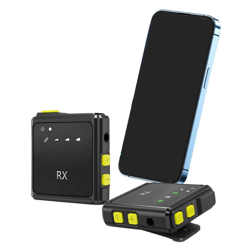 Wireless Lavalier Lapel Microphone for Interview Vlog Live Stream-Lightning
