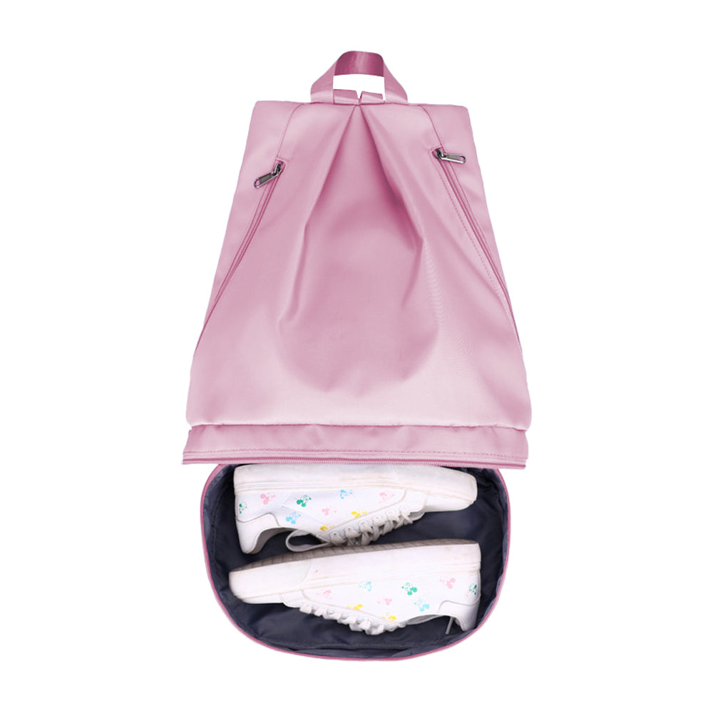 Travel Sports Dry and Wet Separation Backpack with Shoes Compartment