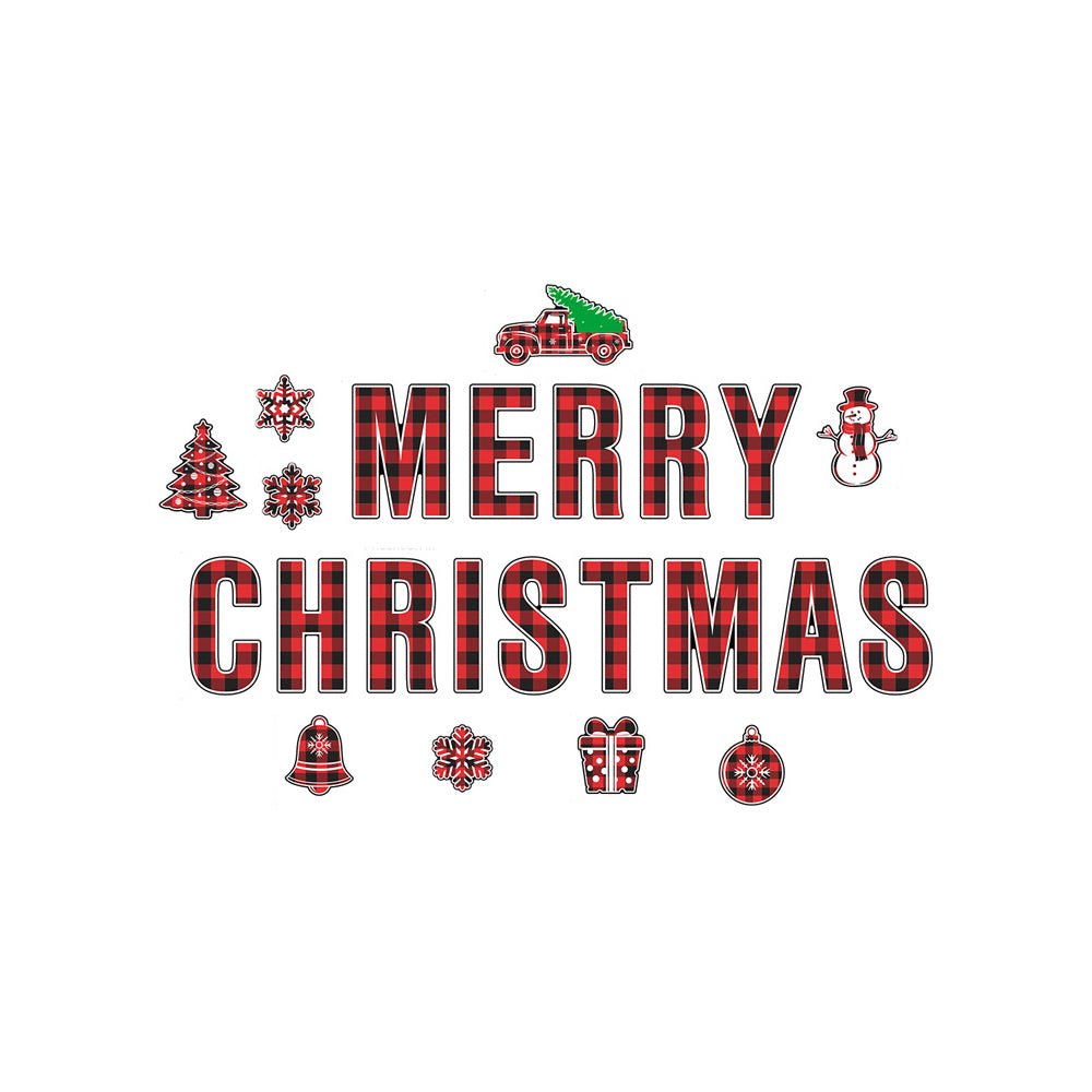 24Pcs Christmas Magnetic Garage Door Decal Xmas Sticker