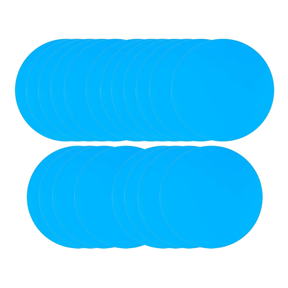10Pcs Repair Patch Waterproof Self-Adhesive PVC Pool Liner Repair Patch-Round