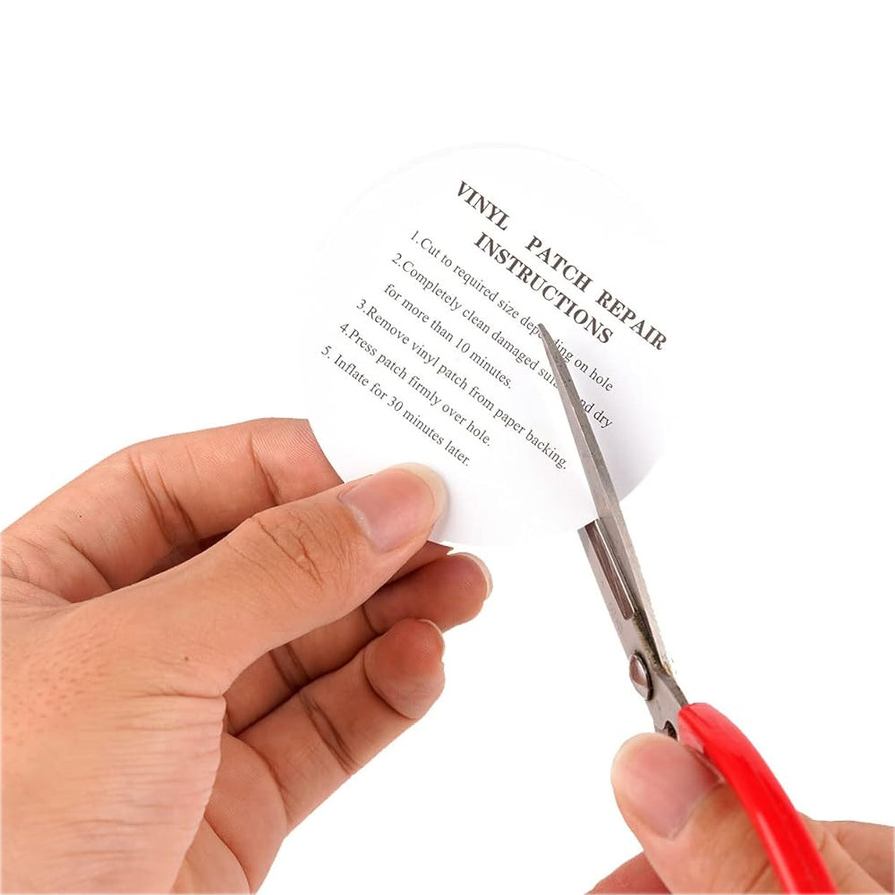 10Pcs Repair Patch Waterproof Self-Adhesive PVC Pool Liner Repair Patch-Round