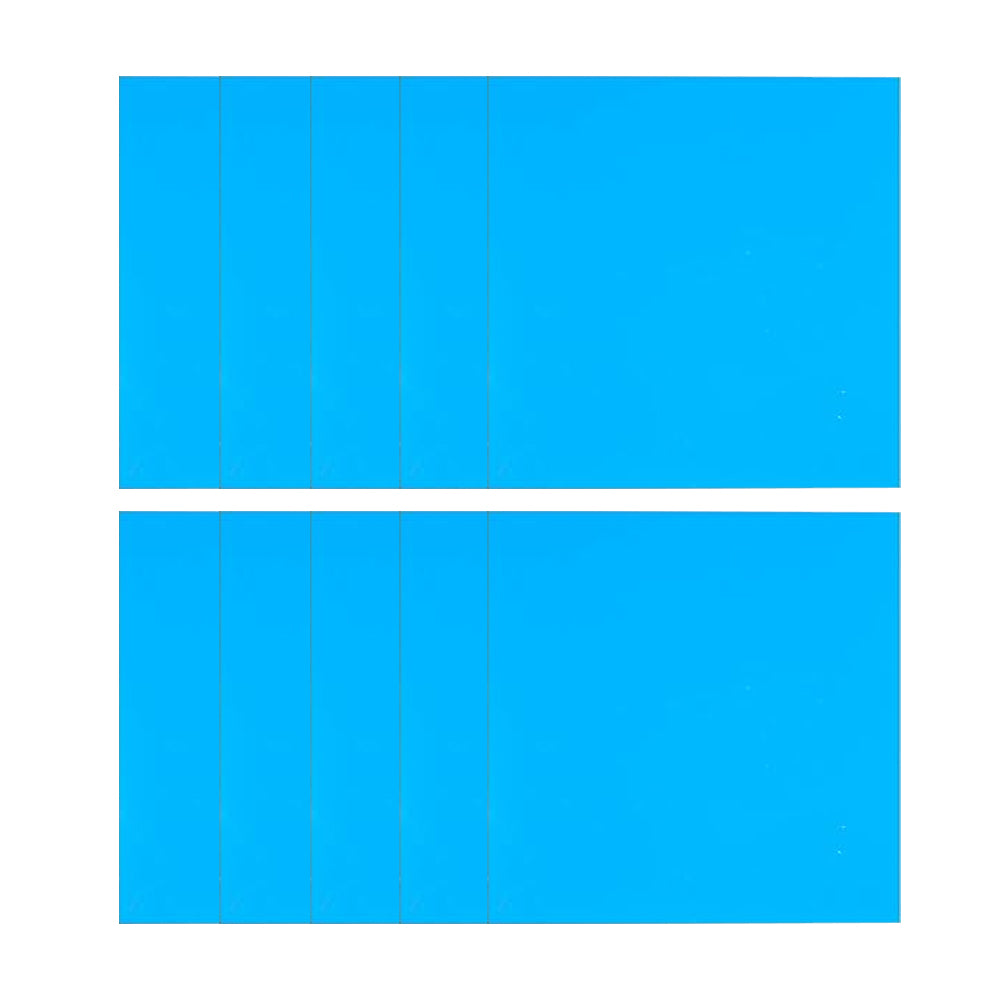 10Pcs Repair Patch Waterproof Self-Adhesive PVC Pool Liner Repair Patch-Square