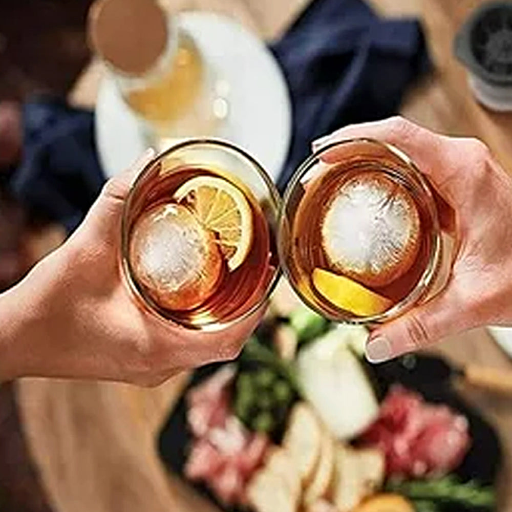 4Pcs Ice Ball Makers Large Round Ice Cube Moulds