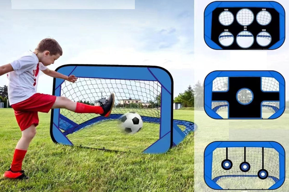 2 in 1 Kids Outdoor Soccer Training Goals Set for Backyard
