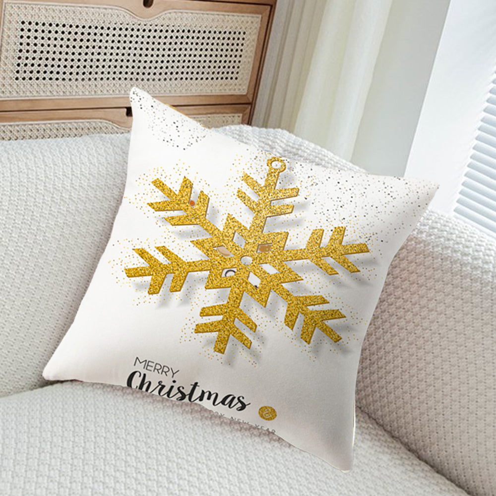 4Pcs Christmas Print Pillowcase For Home Decor-Style 2