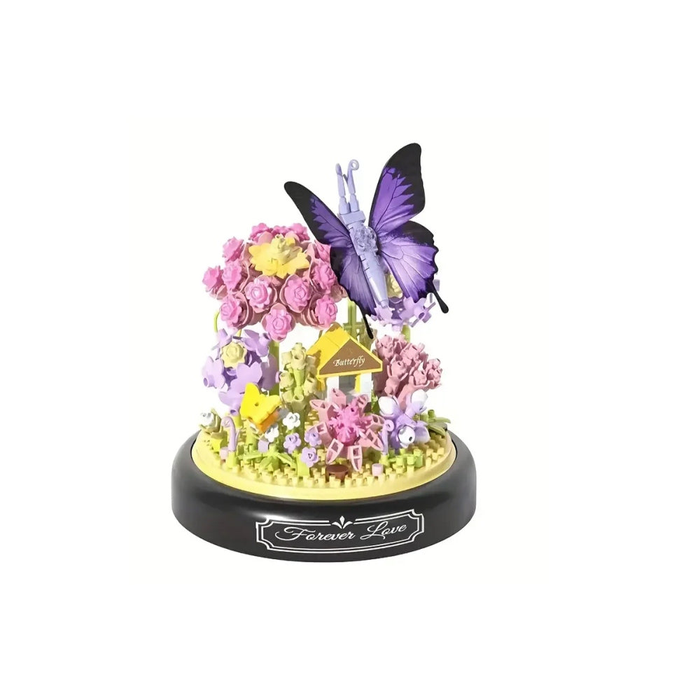Insect Plant Building Blocks Set with Display Dome