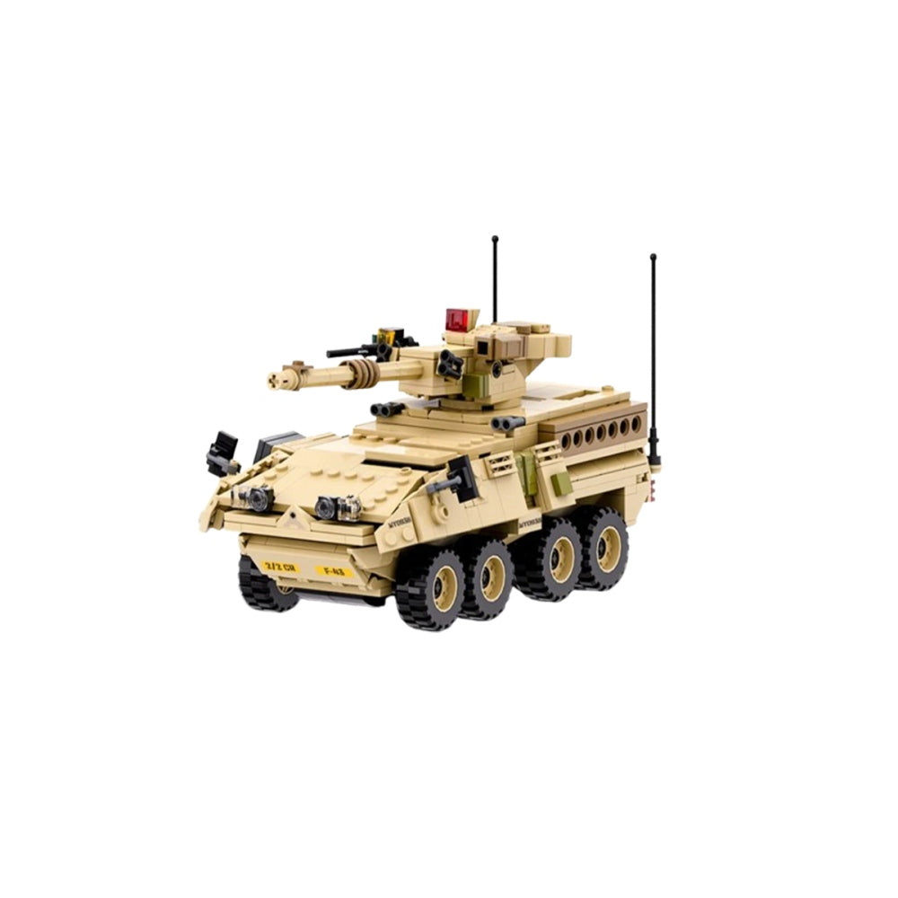 Small Tank Armored Vehicle Model Building Blocks