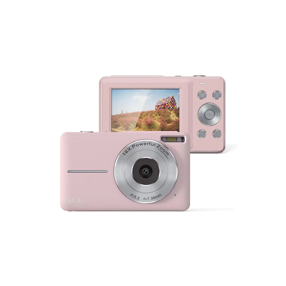 Digital Camera with 16X Zoom Compact Camera 1080P 44MP Camera