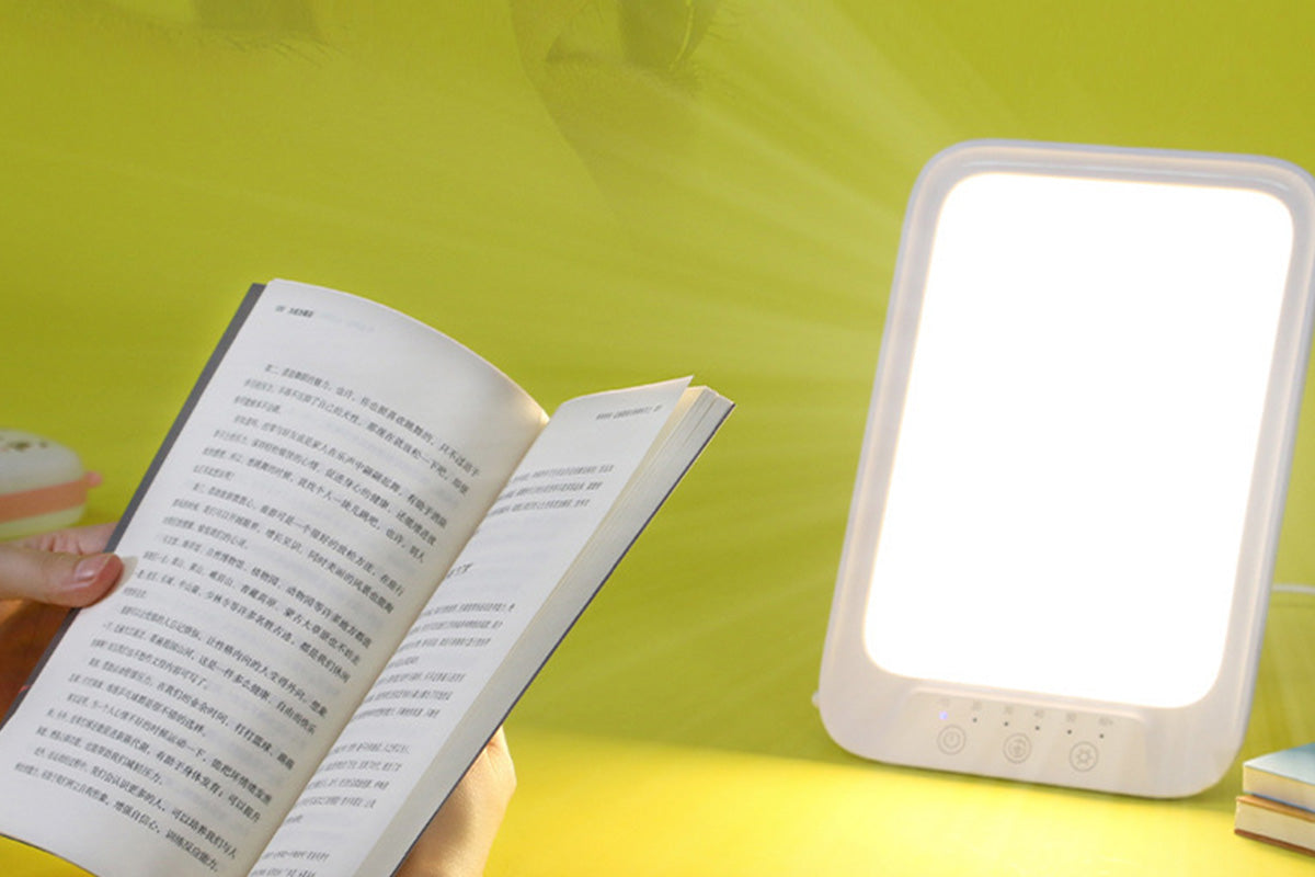 UV-Free Daylight Lamp with Adjustable Brightness for Boost Mood Sleep