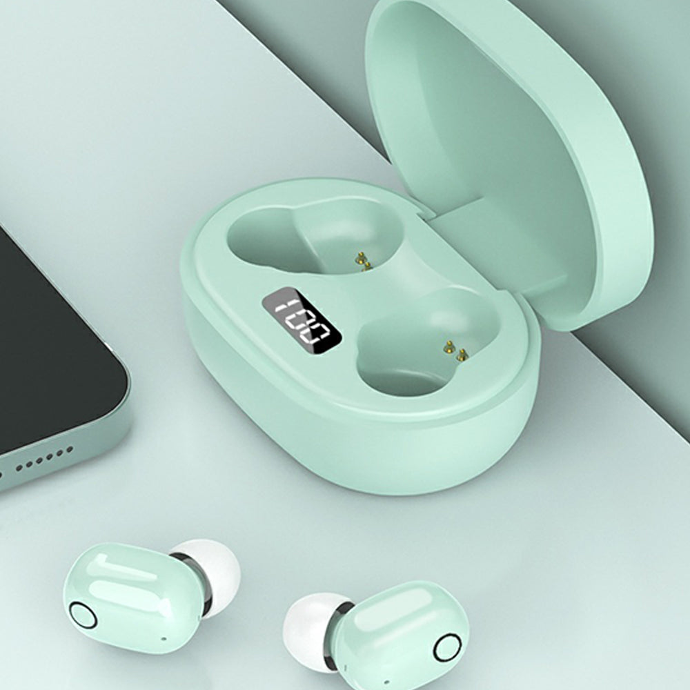 Wireless Bluetooth Earbuds with LED Display Touch Control and Charging Case