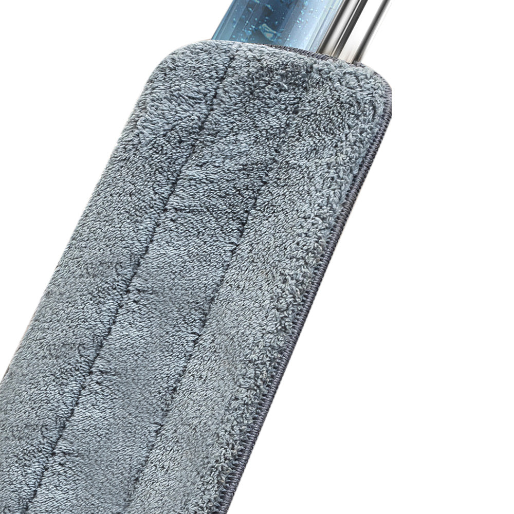 Wet Dry Floor Mop with 3 Reusable Microfiber Pads and Spray Bottle