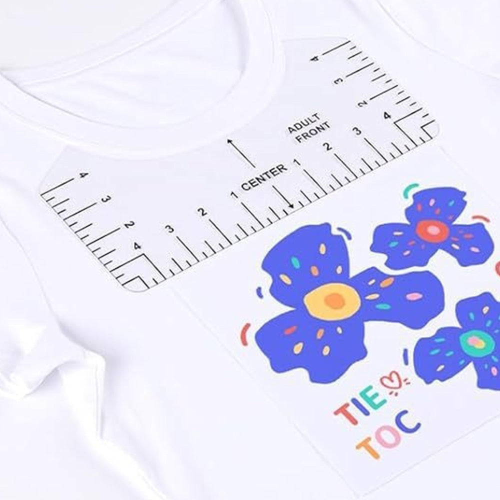 9Pcs T Shirt Alignment Ruler Guide for Heat Press Printing