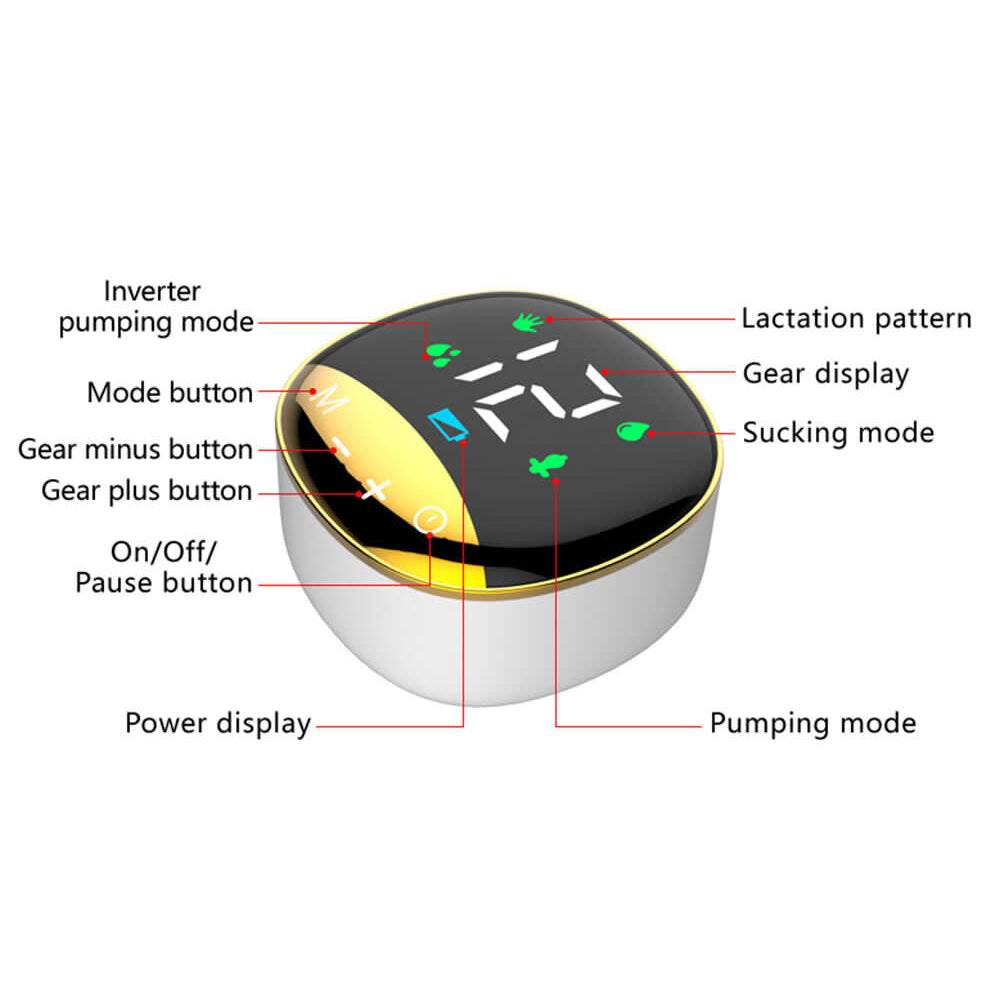 Portable Wearable Electric Breast Pump with 4 Modes