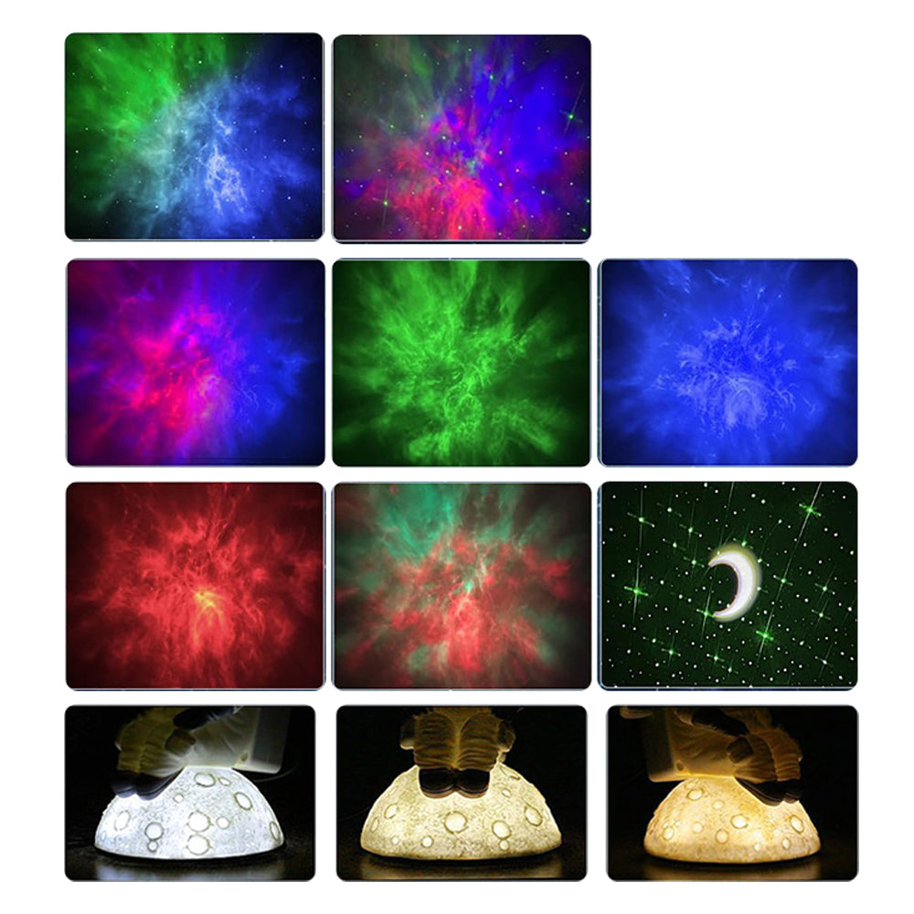 Bluetooth Music Astronaut Galaxy Projector Star Night Light Nebula Projector