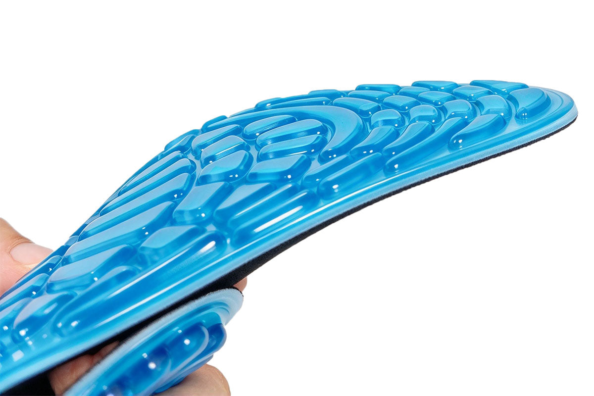 4 Pairs Gel Shoe Insoles Shock Absorbing Cushion Inserts for Men and Women