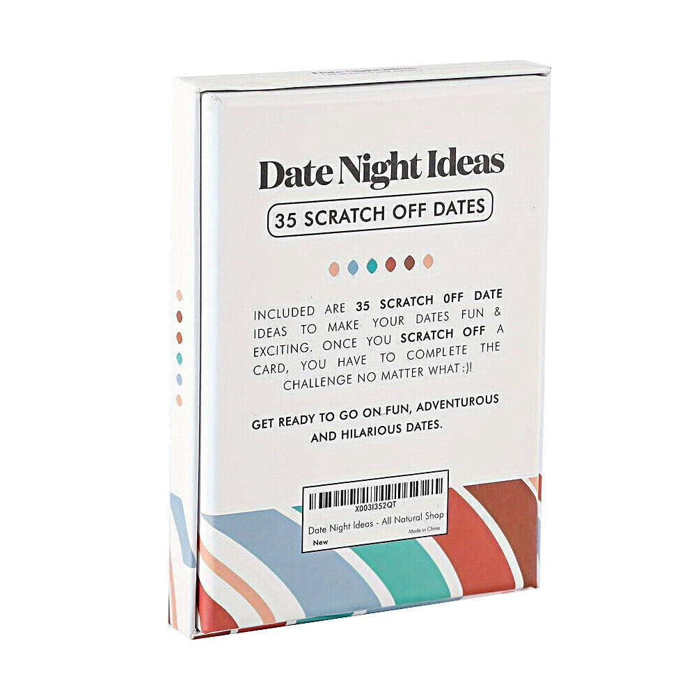Date Night Ideas Cards Romantic and Funny Scratch off Card Game for Couples