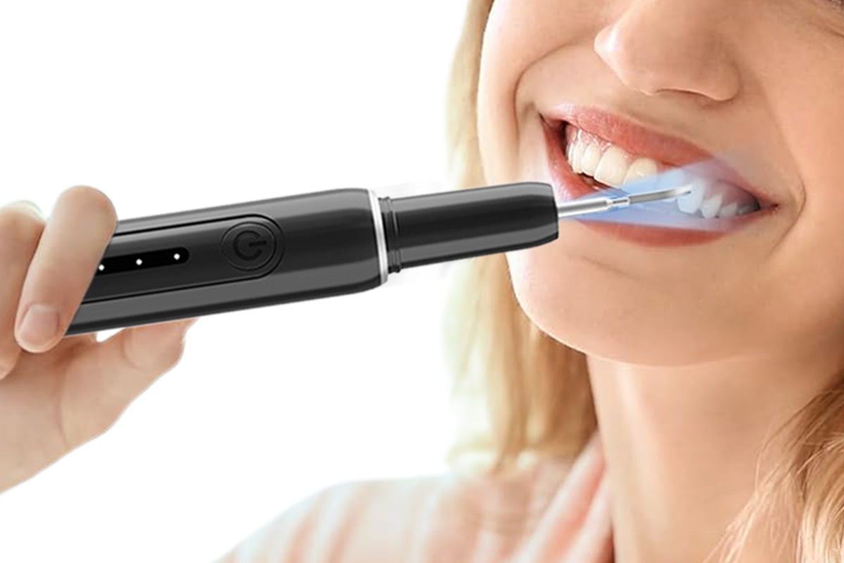 Ultrasonic Dental Cleaner Smart Tartar Remover with UV Care and 5 Cleaning Modes