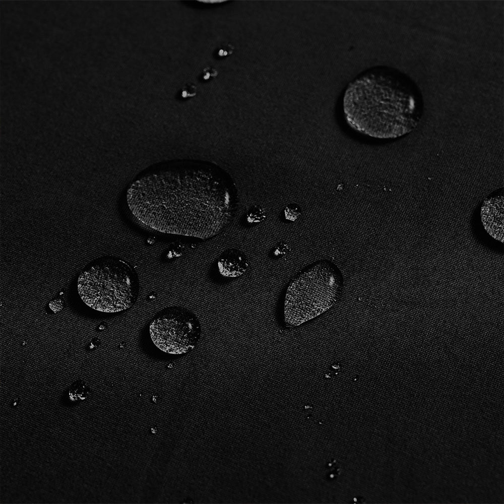 Water-Resistant Stretch Computer Office Chair Cover Durable Zipper Design-Black