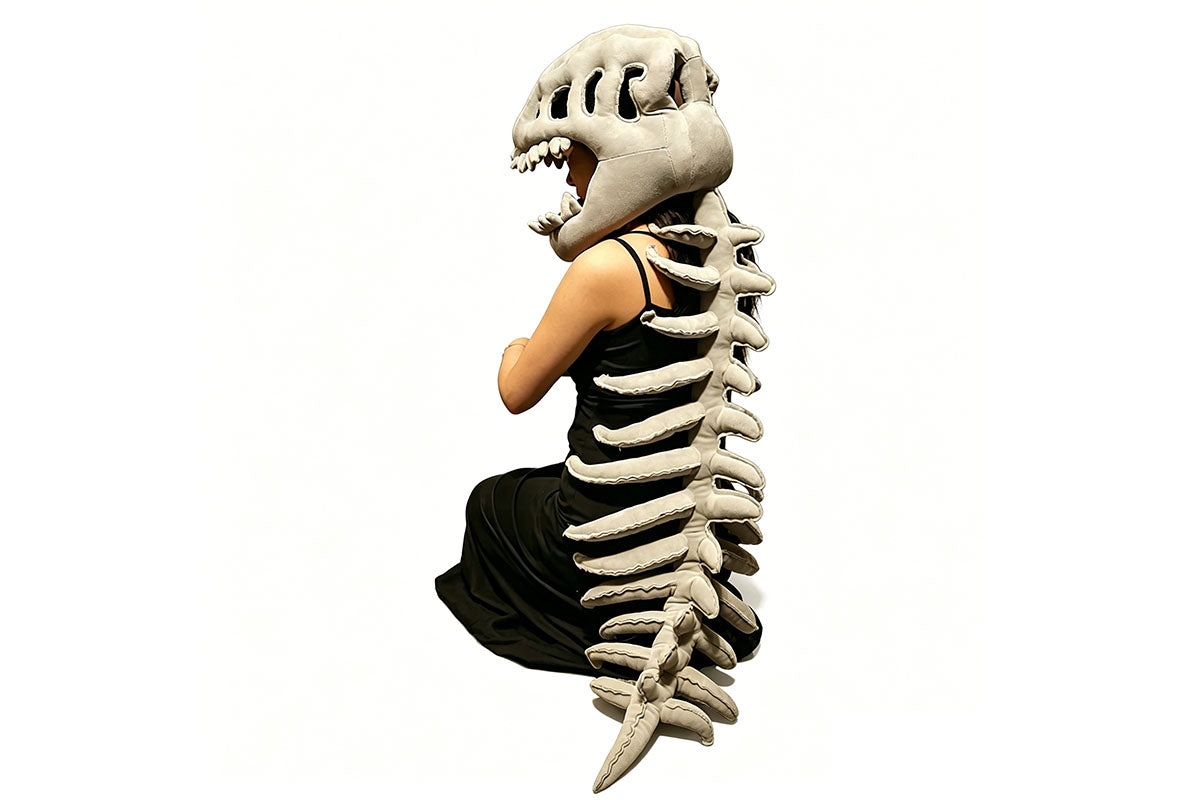 Funny Dinosaur Skeleton Headwear Novelty Costume Prop