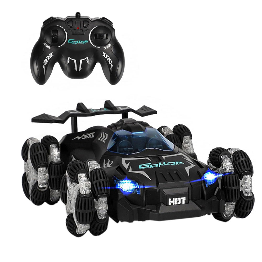 LED RC Car with Spray Off Road Drift Toy Remote Control Hand Gesture Sensing Stunt Buggy