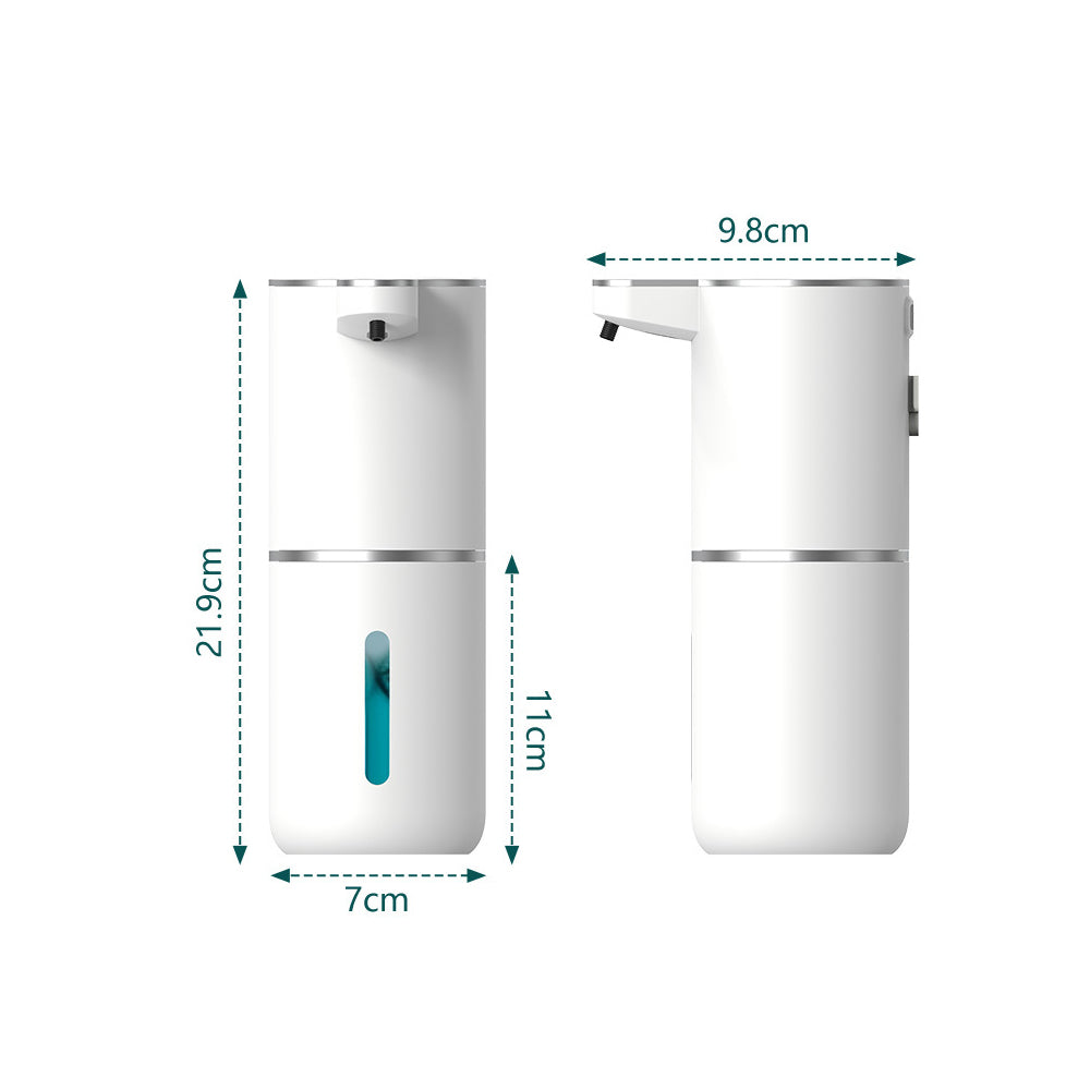 380ML Rechargeable Touchless Automatic Soap Foam Dispenser with 4 Level Adjustable