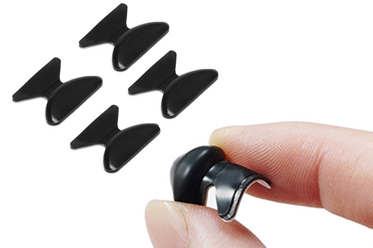 12 Pairs Eyeglass Nose Pads Stick On 1.8mm Anti Slip Adhesive Eyewear Nose Pads Cushions