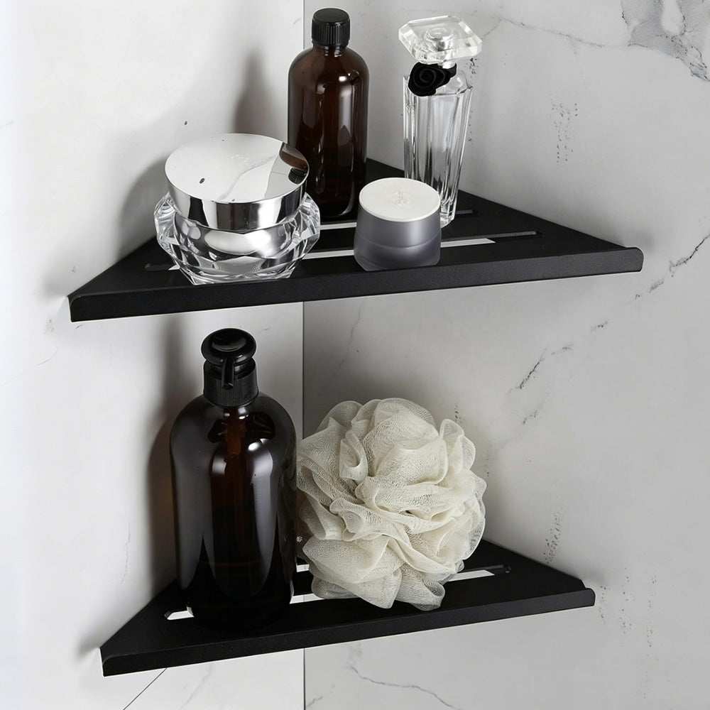 2Pcs Stainless Steel Corner Shelf Heavy Duty for Bathroom Shower