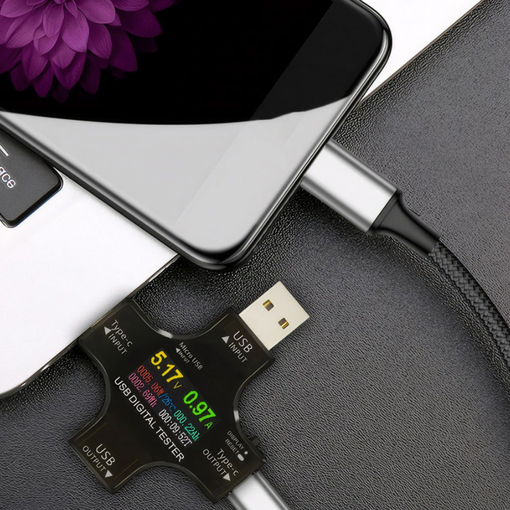 USB C Tester Type-C PD Digital Voltage Current Power Meter Detector