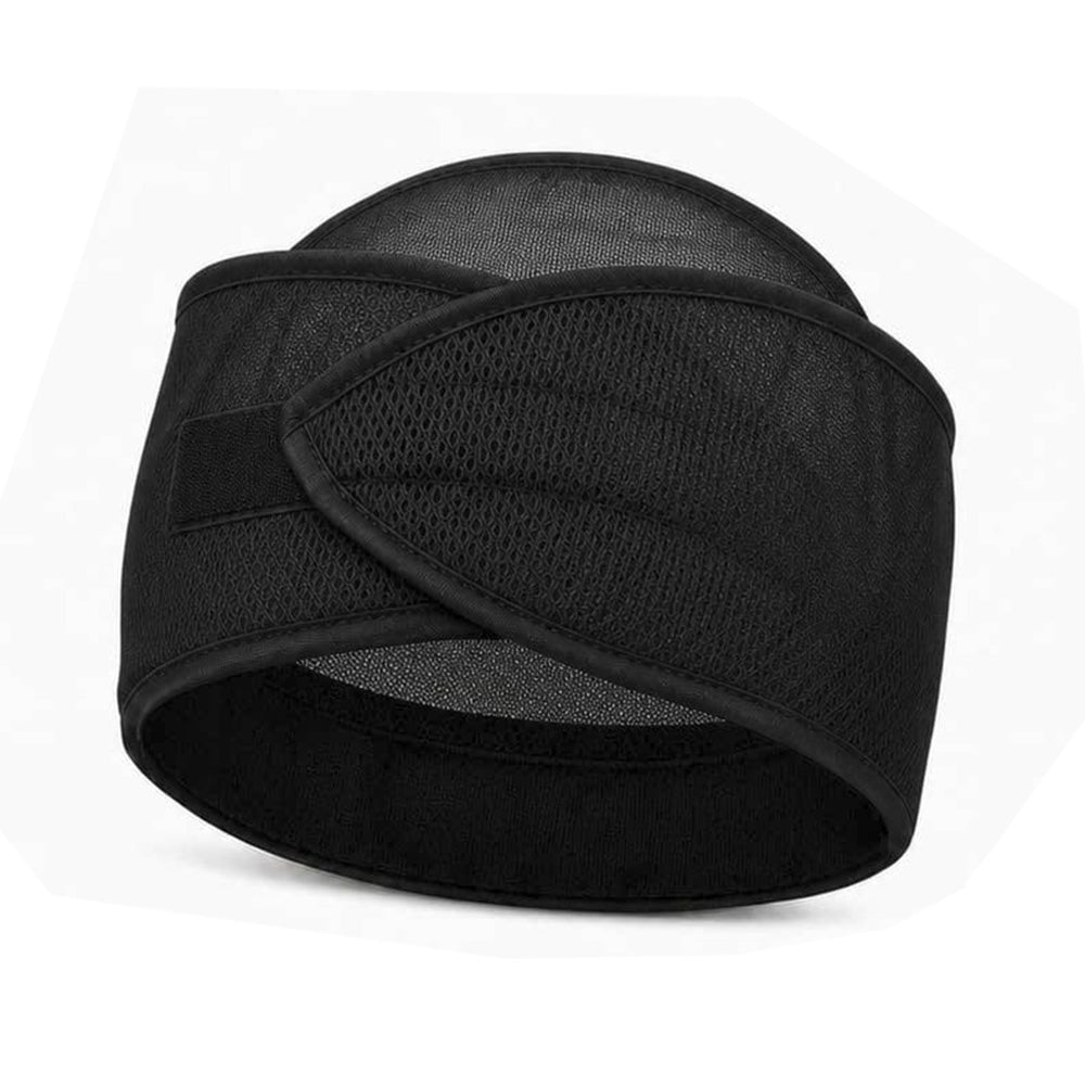 2-in-1 Mesh Sleep Hair Band with Hook and Loop for Short Hair Overnight
