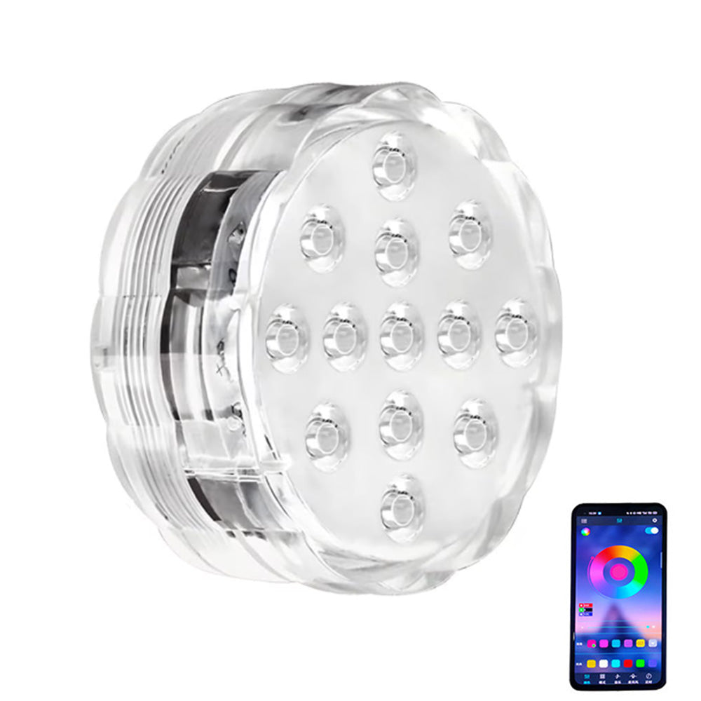 13 LED APP Controlled IP68 RGB Submersible Pool Pond Light
