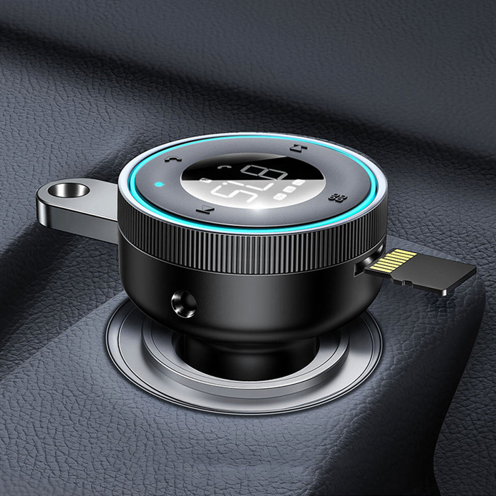 Bluetooth 5.0 Radio Car Kit Wireless FM Transmitter USB Charger Player