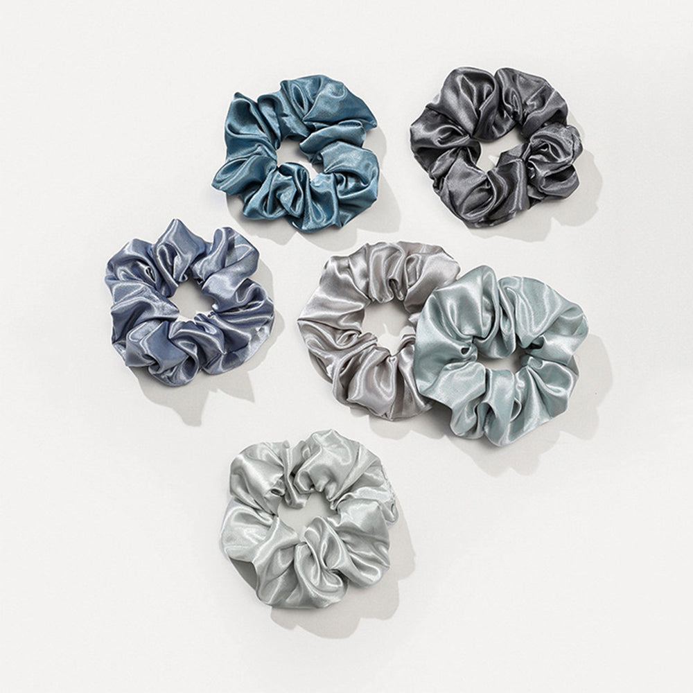 12Pcs Satin Scrunchies Soft Hair Ties Fashion Hair Bands Hair Accessories for Women Girls