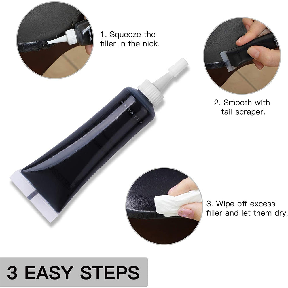 Advanced Leather Repair Gel Kit for Car Seat Sofa