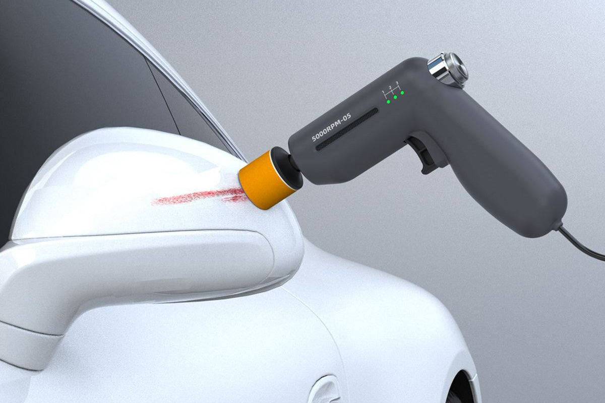 Auto Detailing Polisher Tool Car Polisher 5000RPM 3 Speed Handheld Buffer Waxer for Car Scratch Removal Waxing