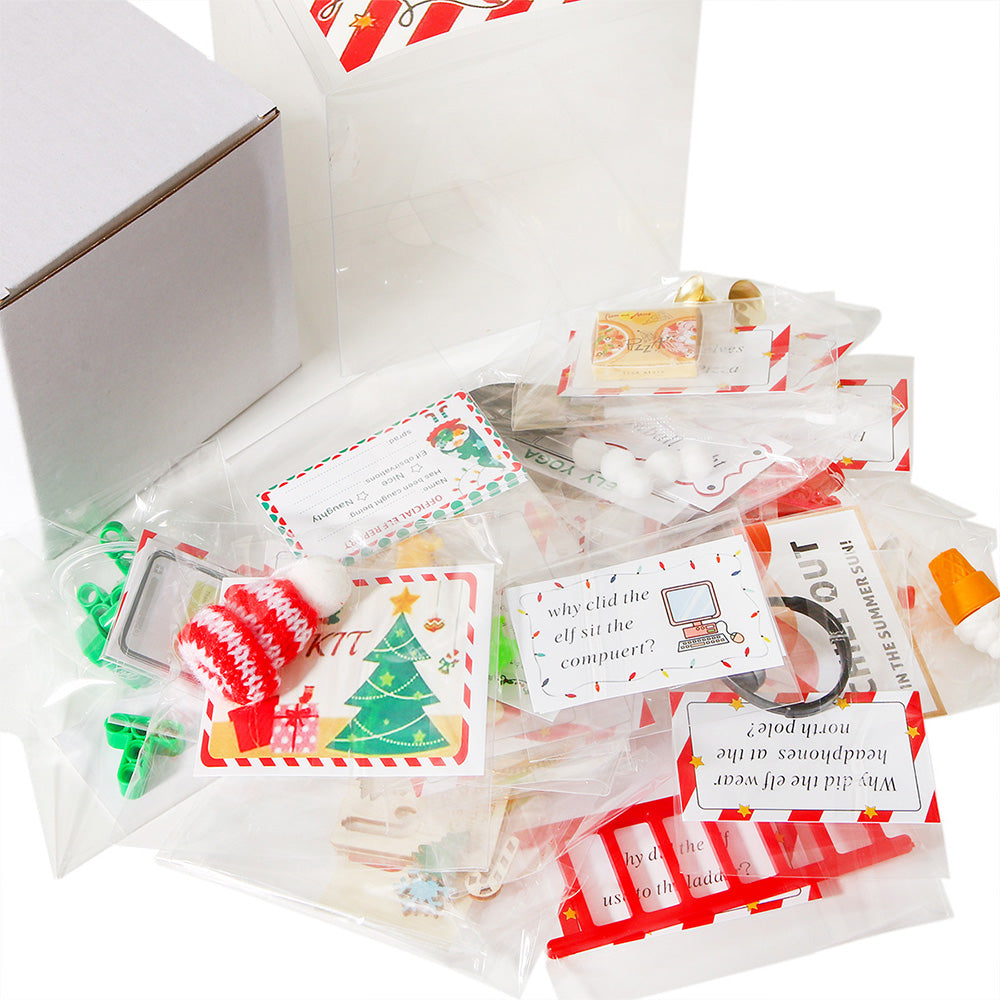Elf Kit 24 Days Of Christmas Elf Magic Kit Elf Activities Props And Countdown Xmas Gift
