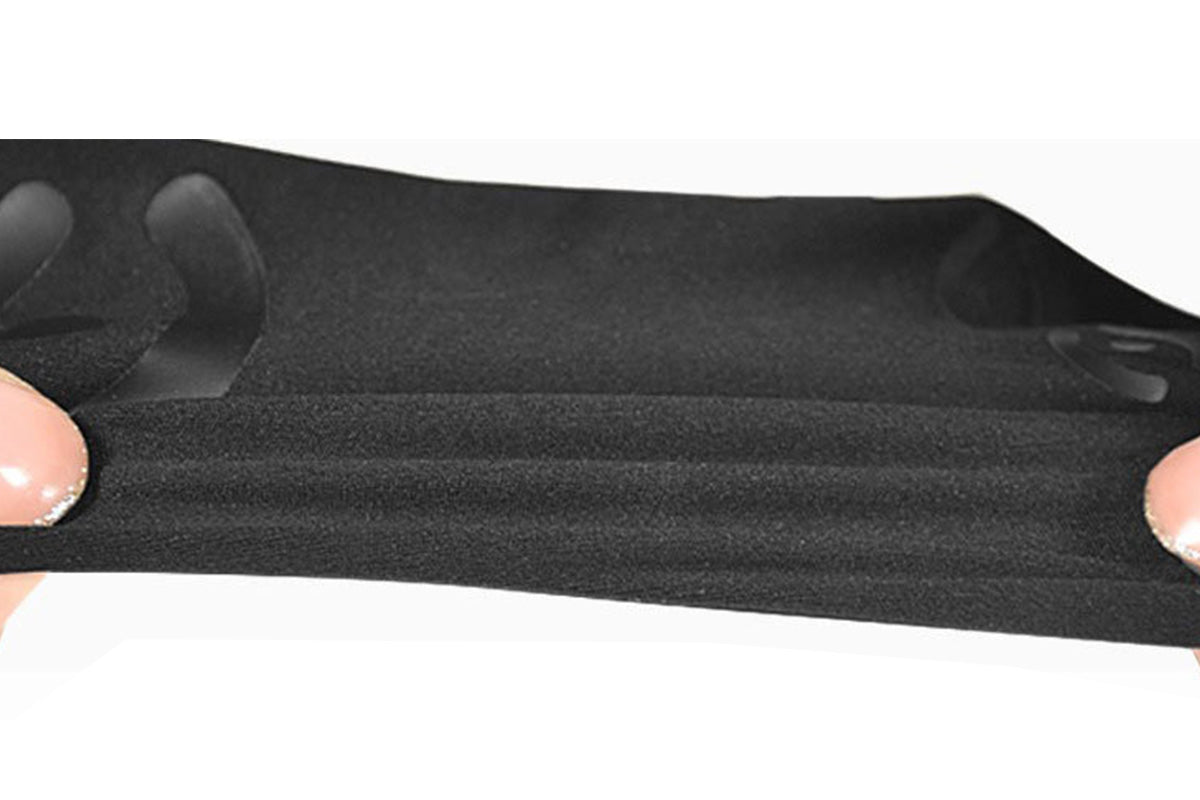 Breathable Half-Finger Gloves with Grip Pads-Black