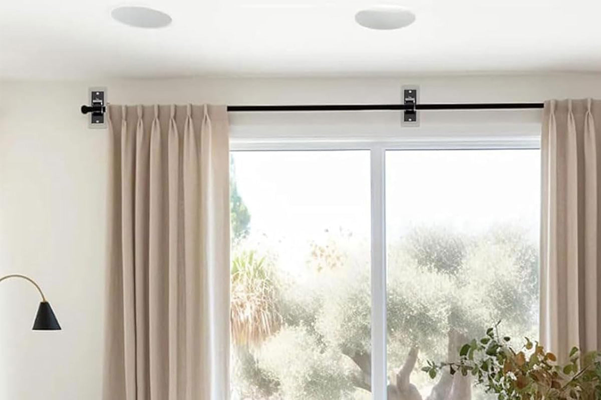 No Drill Self Adhesive Curtain Rod Brackets Transparent Invisible Holders for Curtains Towels