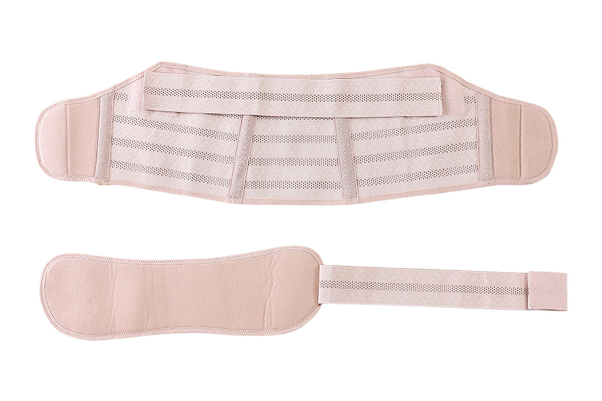 Maternity Belly Support Belt for Pregnancy with Adjustable Abdominal Support-Beige