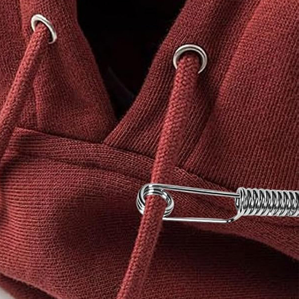 4 Piece Stainless Steel Drawstring Threader Tool Set for Clothing Bags