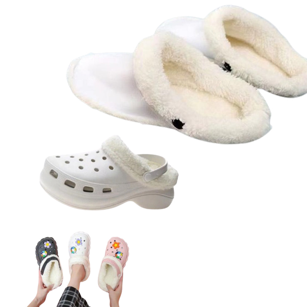 Winter Fleeced Liner Insoles for Slipper